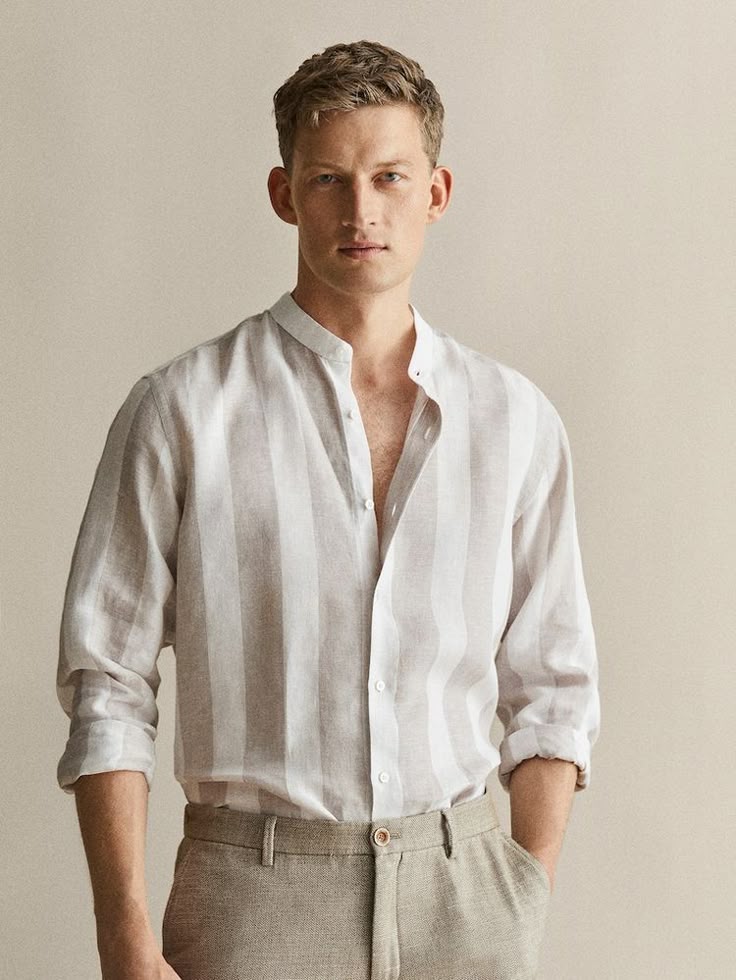 Cotton linen shirt